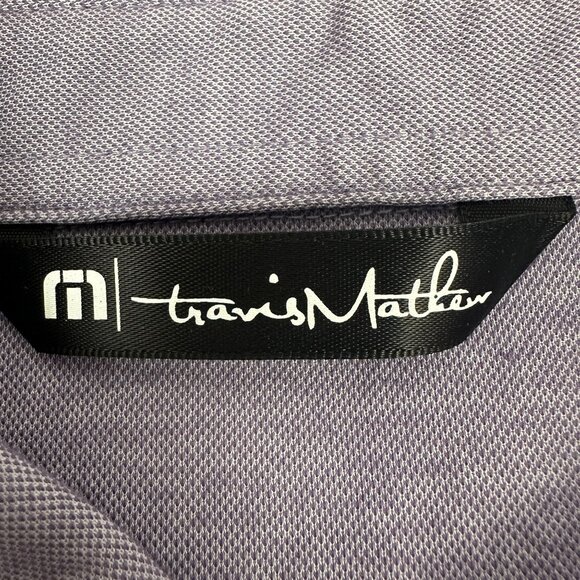 Travis Mathew Mens Polo Shirt Size XL Gray Cotton/Polyester Blend - Picture 4 of 9